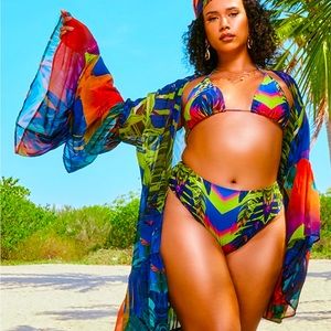 pretty little thing tropical coverup